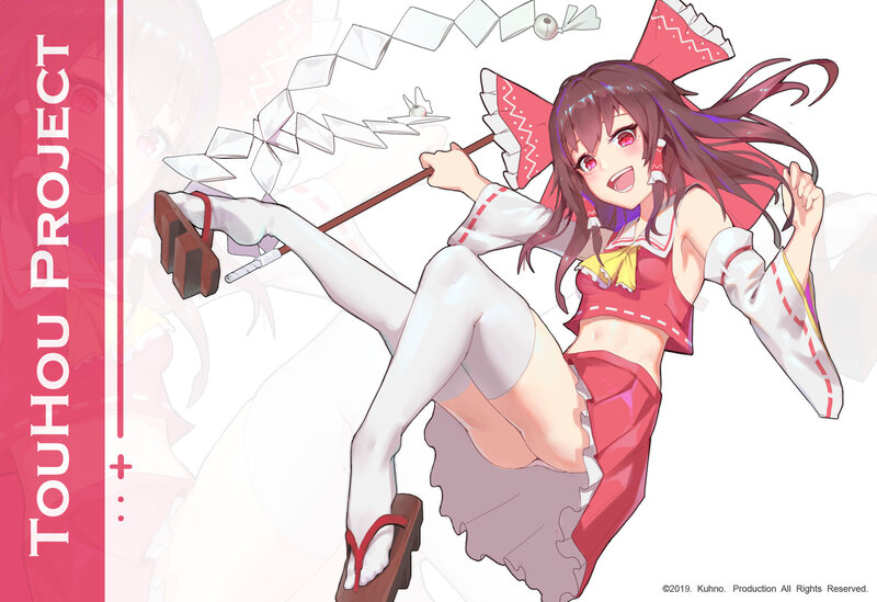 Anime Girl with Red Outfit — Playful, Sakura Petals