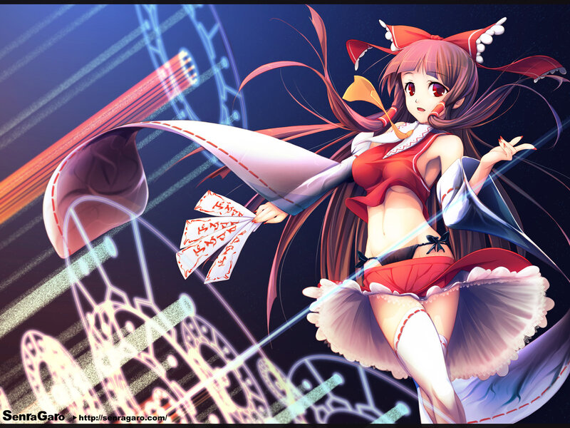 Anime girl with red outfit