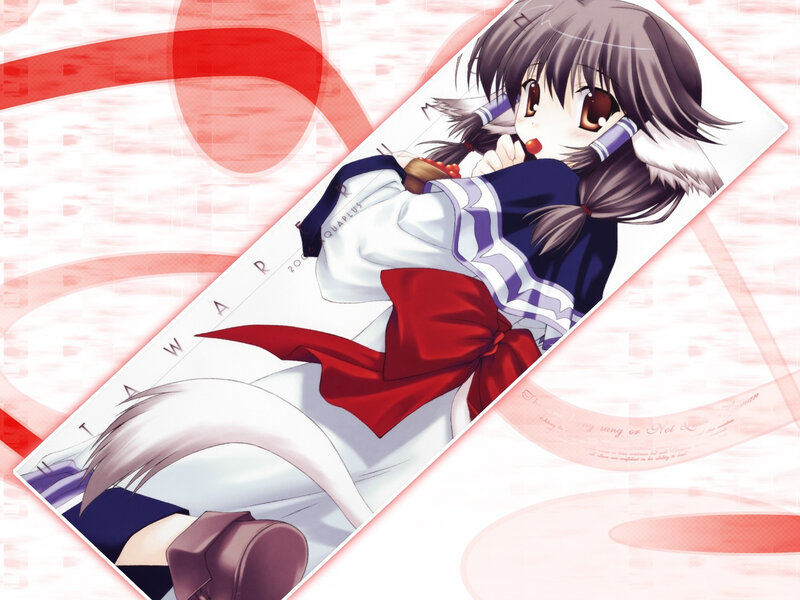 anime girl with red ribbon