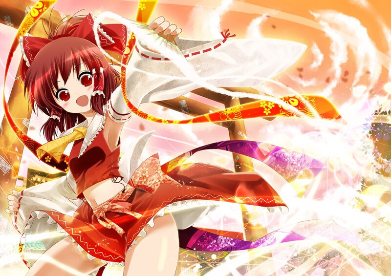 anime girl with red ribbon