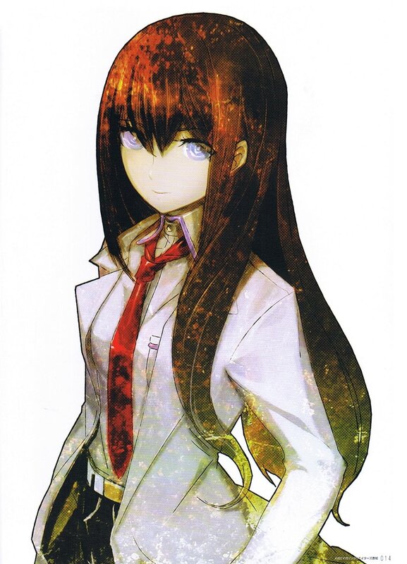 anime girl with red tie