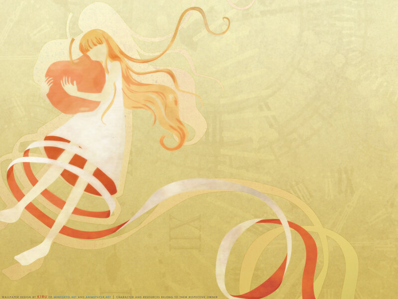 anime girl with ribbon