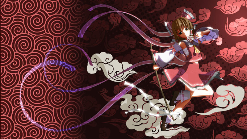 anime girl with ribbon
