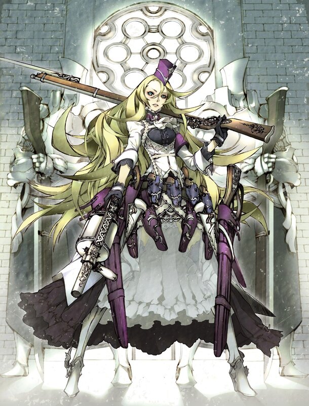 anime girl with rifle