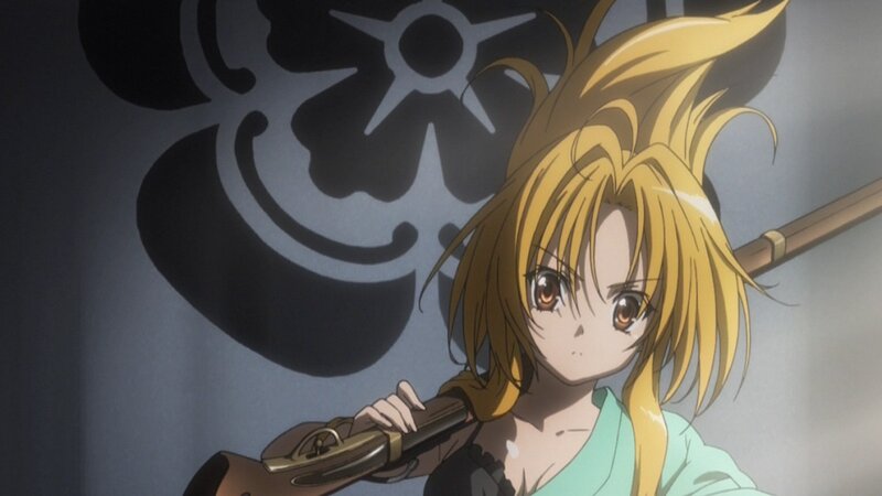anime girl with rifle