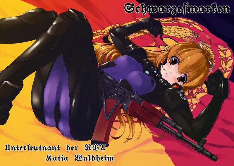 anime girl with rifle