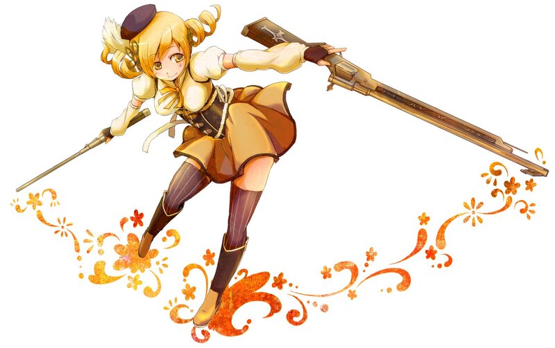 anime girl with rifle