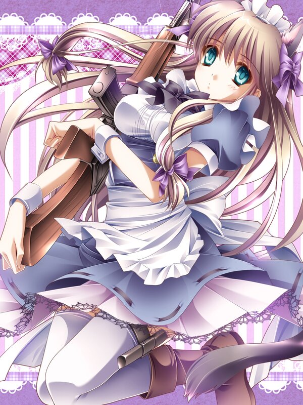 anime girl with rifle