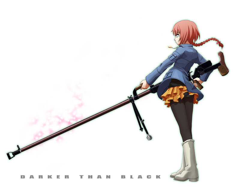 anime girl with rifle