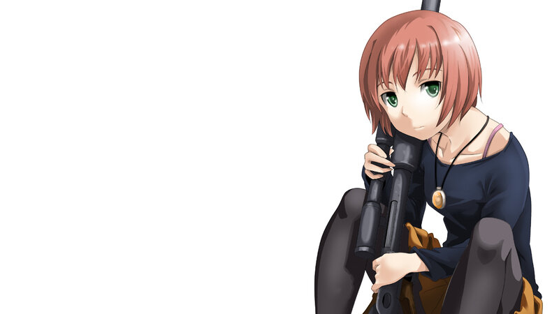 anime girl with rifle