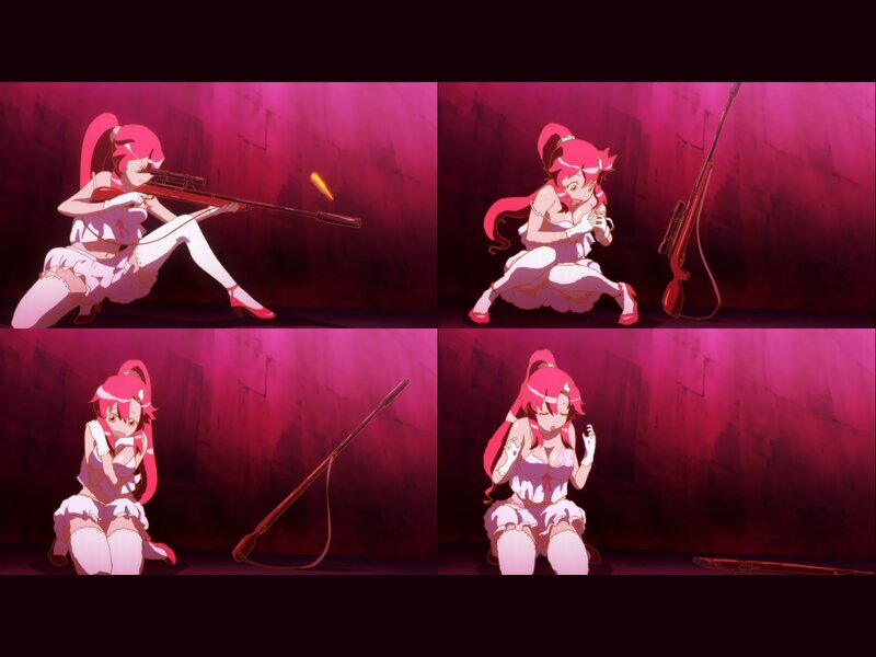 anime girl with rifle