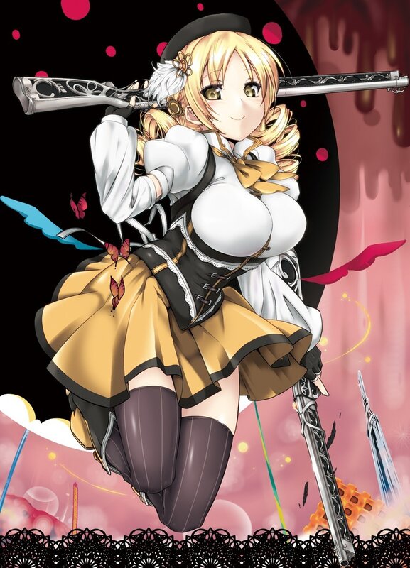 anime girl with rifle