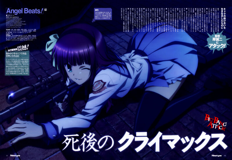 Anime Girl with Rifle — Blue, Dramatic, Night, School Uniform