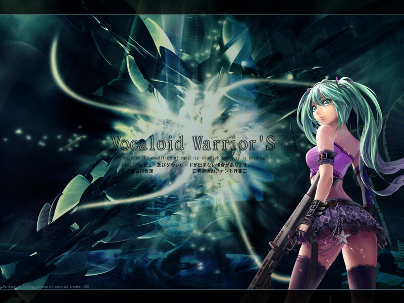 Anime Girl with Rifle — Purple, Dramatic, Night