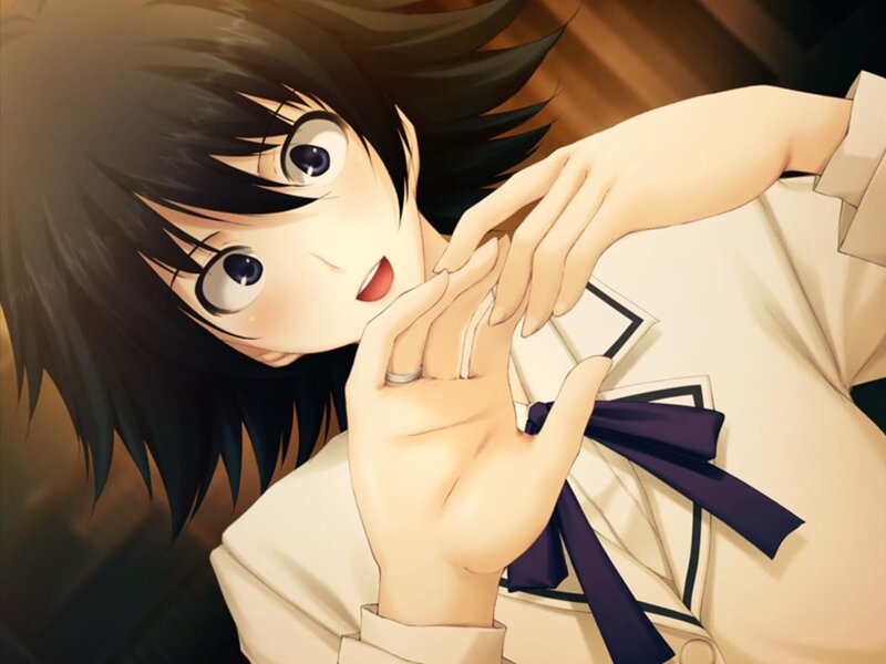 anime girl with ring