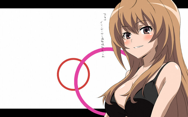 anime girl with rings