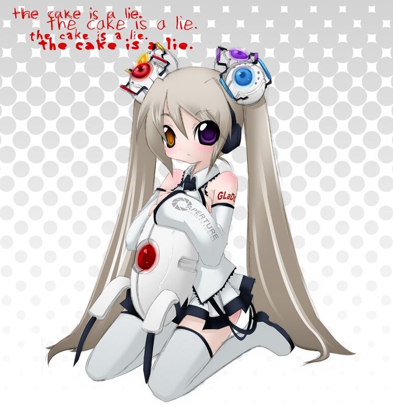 anime girl with robot headgear