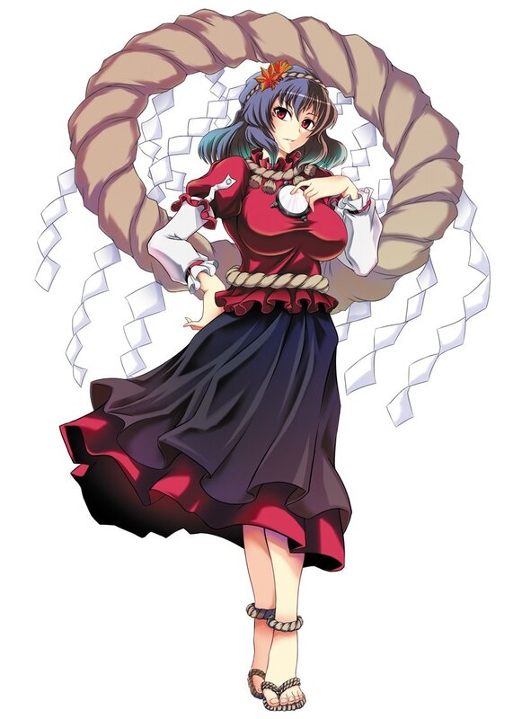 Anime girl with rope and bell
