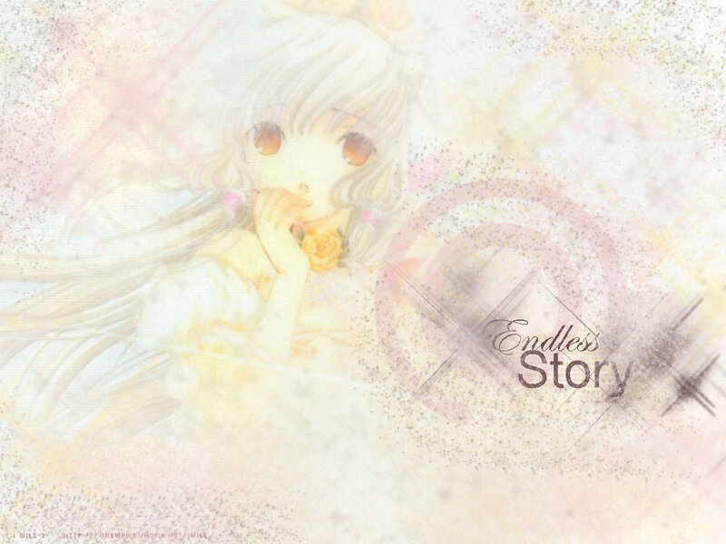 Anime girl with rose