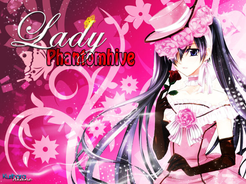 Anime Girl with Rose — Pink