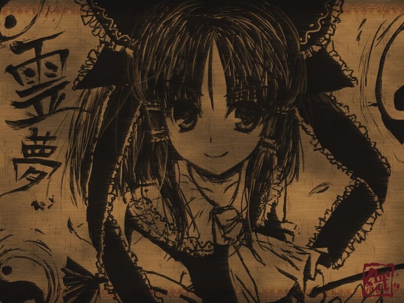 anime girl with ruffled collar