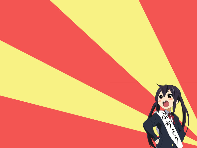 anime girl with sash