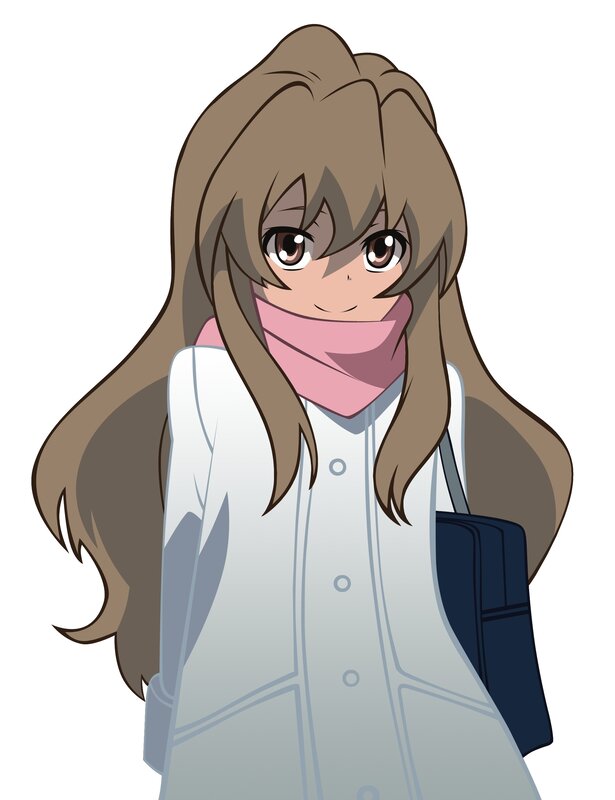 anime girl with scarf