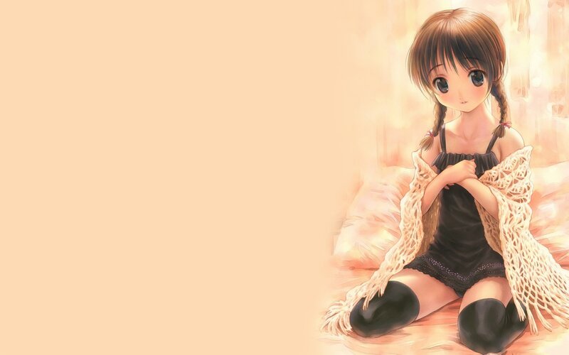 anime girl with scarf