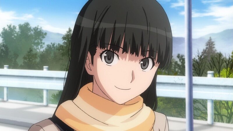 anime girl with scarf
