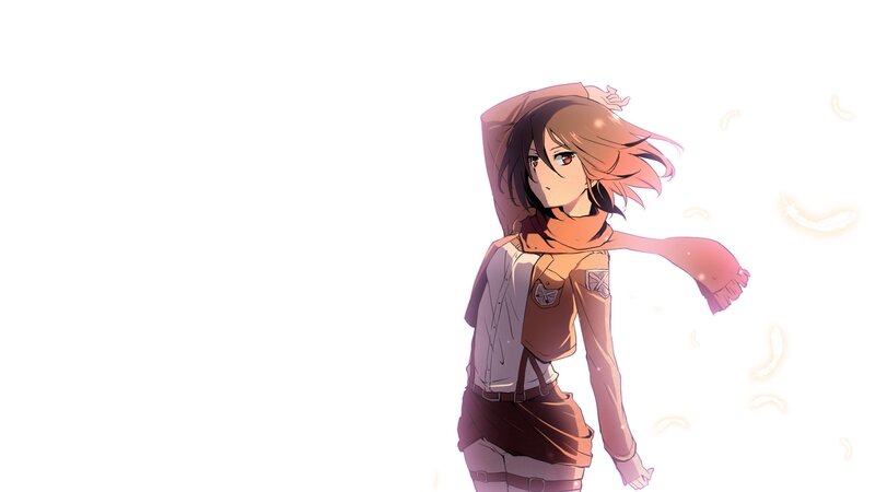 anime girl with scarf