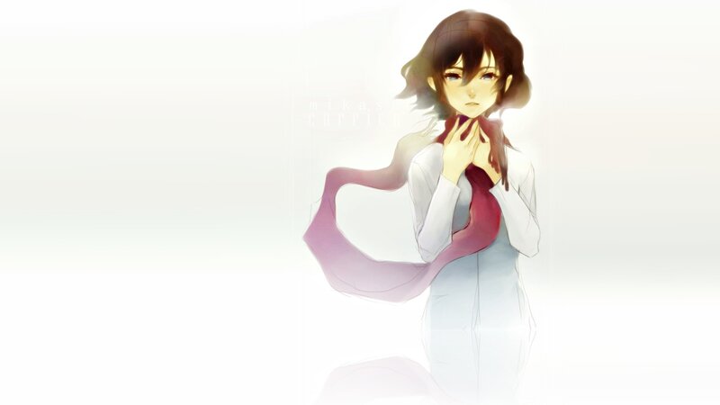 anime girl with scarf