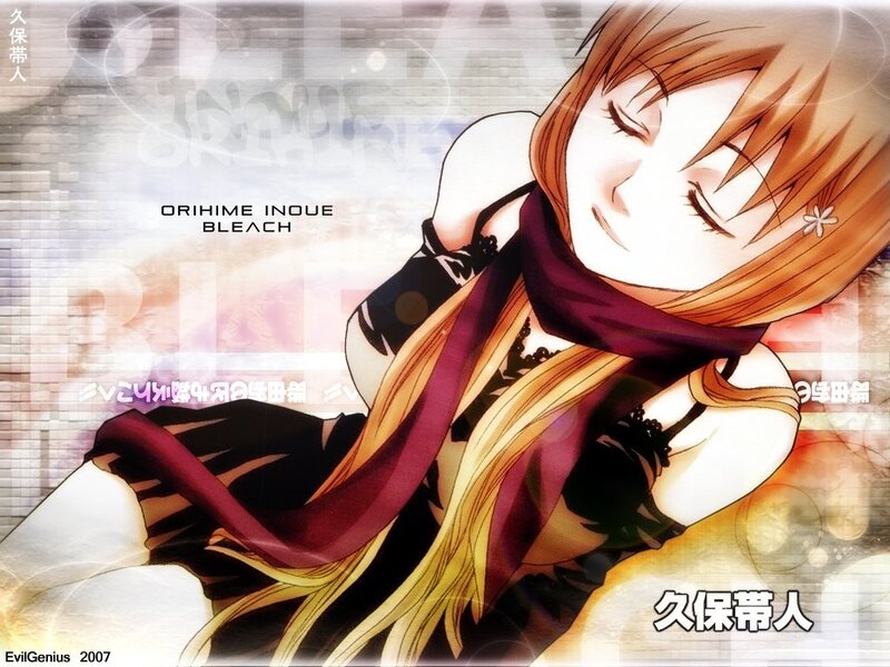 Anime Girl with Scarf — Brown, Serene