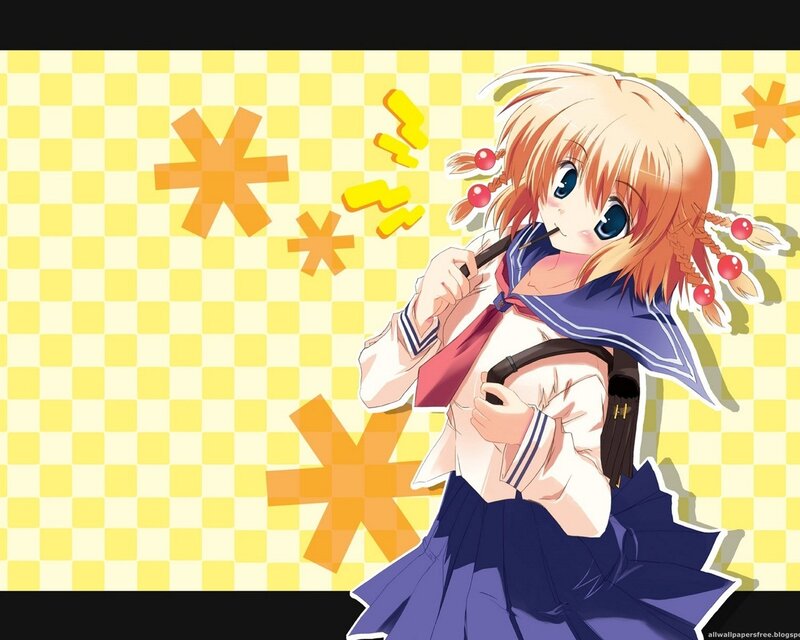 anime girl with school uniform