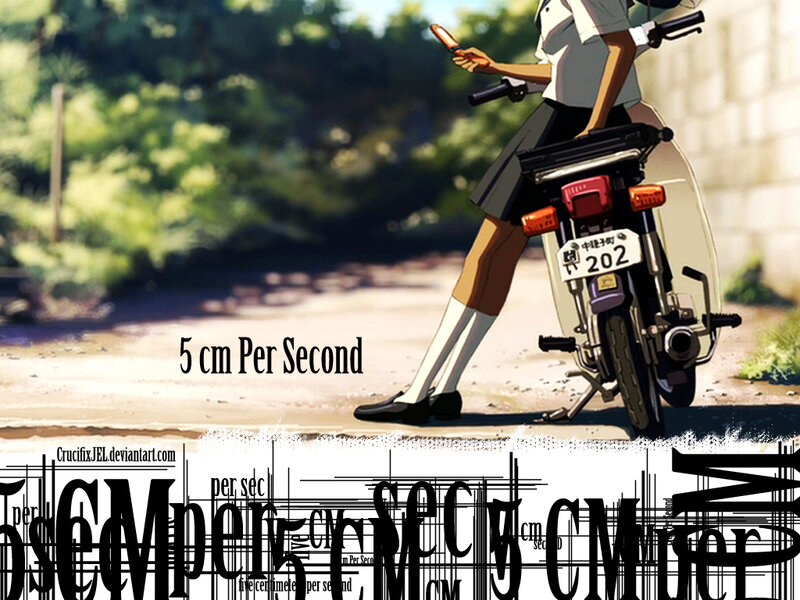 Anime girl with scooter