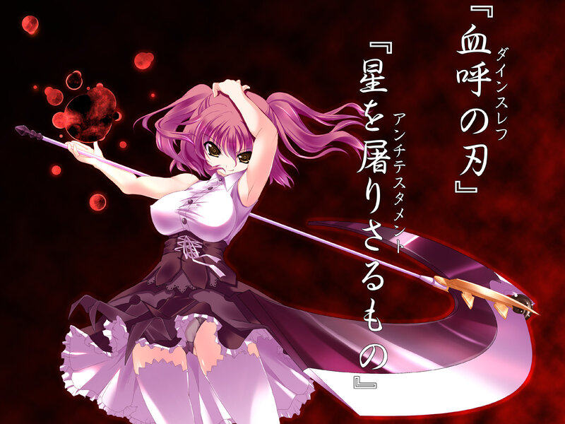 Anime girl with scythe