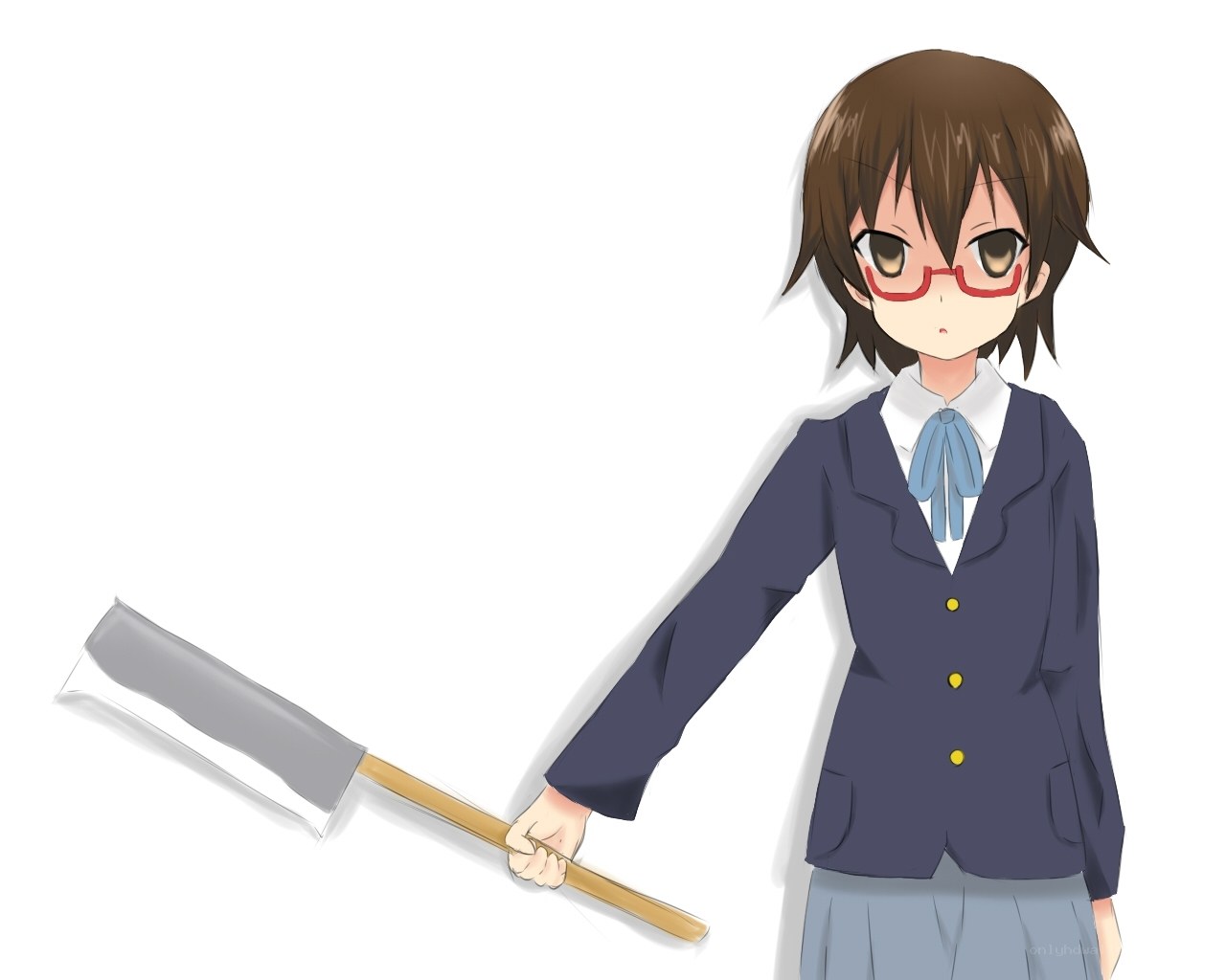 anime girl with scythe