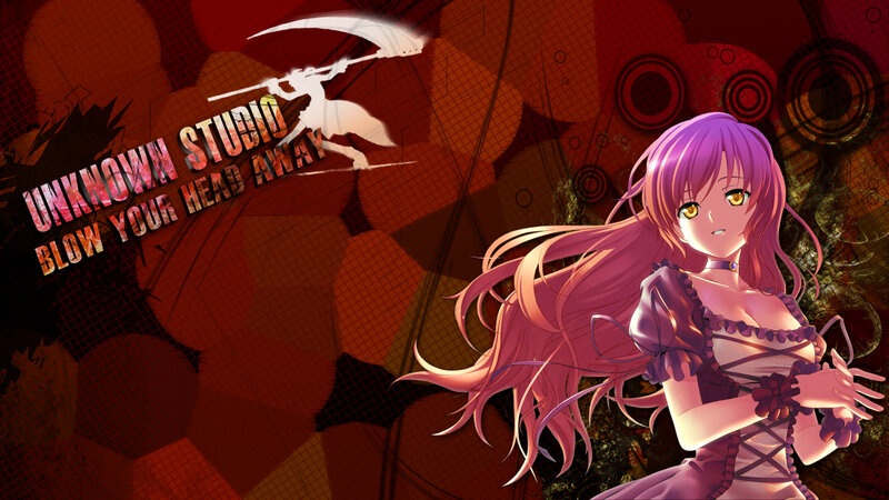anime girl with scythe