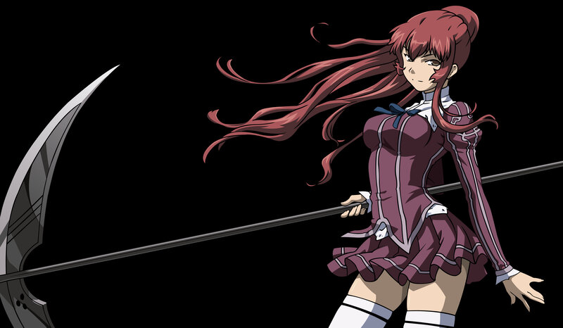 anime girl with scythe