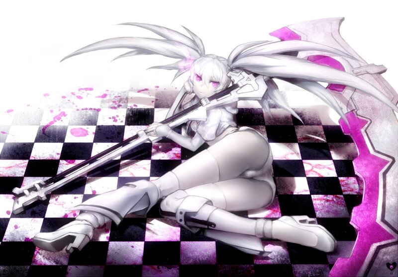 anime girl with scythe