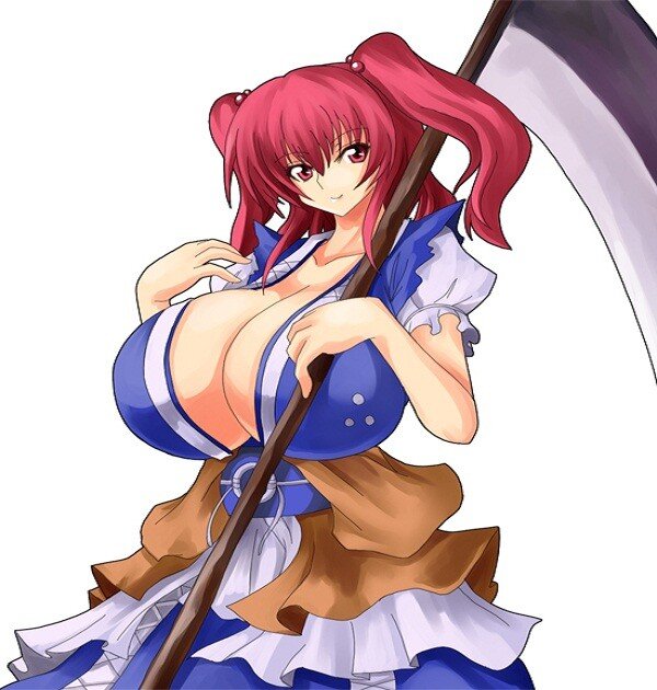anime girl with scythe