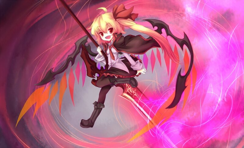 anime girl with scythe