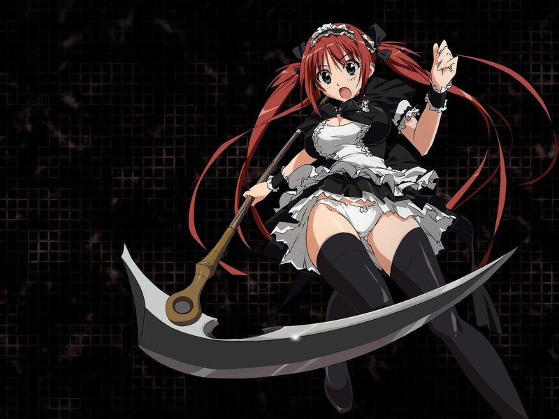 anime girl with scythe