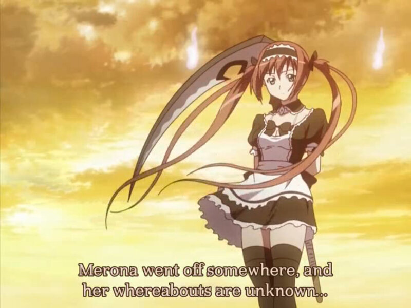 anime girl with scythe