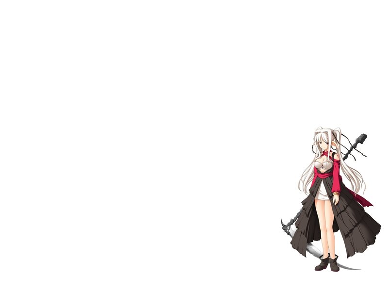 anime girl with scythe