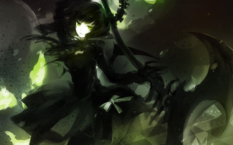 anime girl with scythe