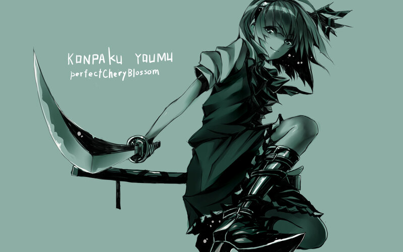 Anime girl with scythe