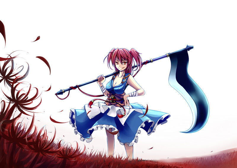 Anime girl with scythe