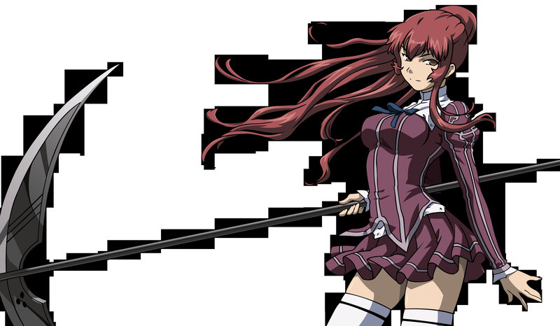 anime girl with scythe