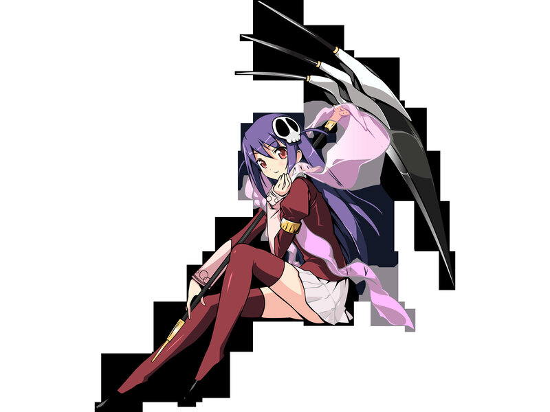 Anime girl with scythe