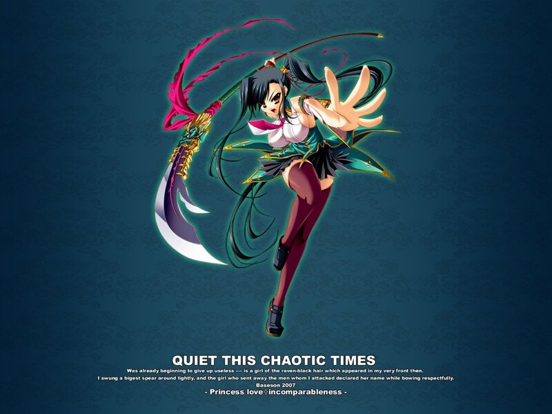 anime girl with scythe